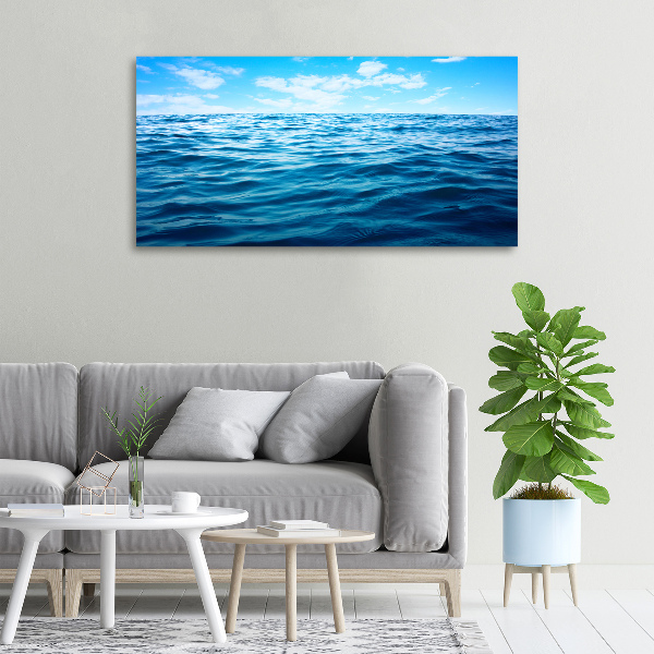 Cuadro canvas con impresión uv duradera horizontal Agua de mar