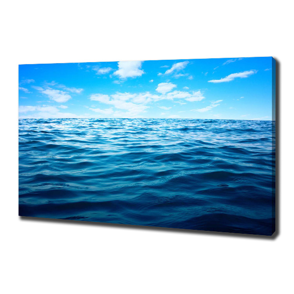 Cuadro canvas con impresión uv duradera horizontal Agua de mar