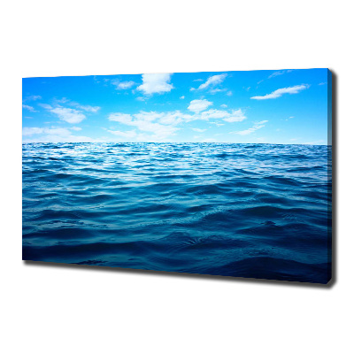 Cuadro canvas con impresión uv duradera horizontal Agua de mar