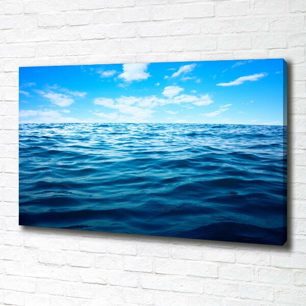 Cuadro canvas con impresión uv duradera horizontal Agua de mar