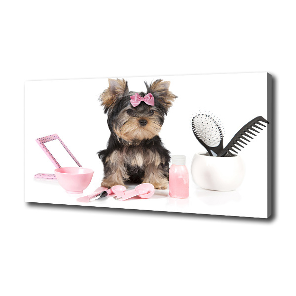 Cuadro canvas moderno de gran formato horizontal Cosméticos de Yorkshire