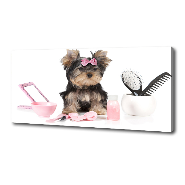 Cuadro canvas moderno de gran formato horizontal Cosméticos de Yorkshire