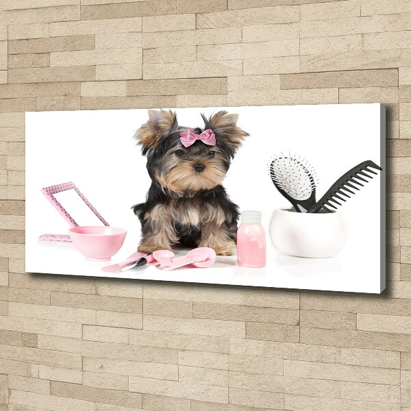 Cuadro canvas moderno de gran formato horizontal Cosméticos de Yorkshire