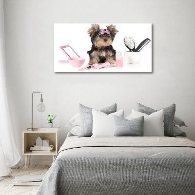 Cuadro canvas moderno de gran formato horizontal Cosméticos de Yorkshire