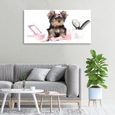 Cuadro canvas moderno de gran formato horizontal Cosméticos de Yorkshire