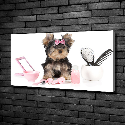 Cuadro canvas moderno de gran formato horizontal Cosméticos de Yorkshire