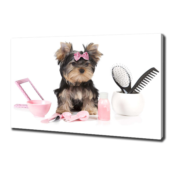 Cuadro canvas moderno de gran formato horizontal Cosméticos de Yorkshire