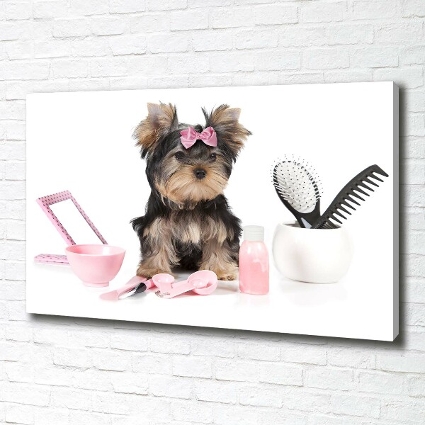 Cuadro canvas moderno de gran formato horizontal Cosméticos de Yorkshire