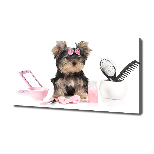 Cuadro canvas moderno de gran formato horizontal Cosméticos de Yorkshire