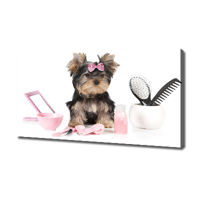 Cuadro canvas moderno de gran formato horizontal Cosméticos de Yorkshire