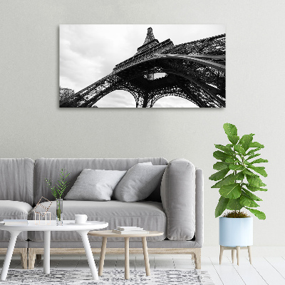 Foto en lienzo con acabado profesional horizontal Torre Eiffel de París