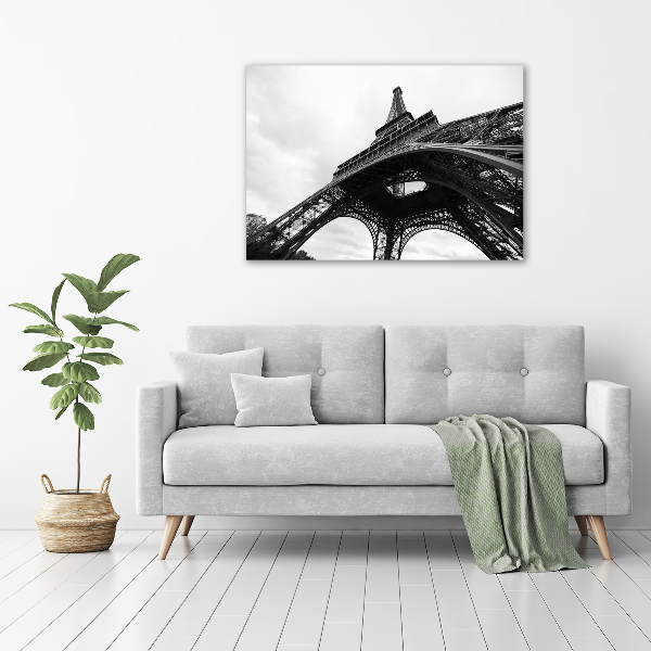 Foto en lienzo con acabado profesional horizontal Torre Eiffel de París