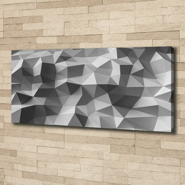 Fotocuadro en lienzo de alta calidad horizontal Triángulos abstractos
