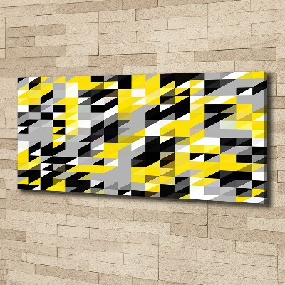 Foto en lienzo con acabado profesional horizontal Fondo geométrico