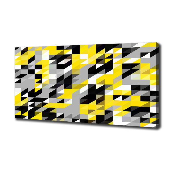 Foto en lienzo con acabado profesional horizontal Fondo geométrico