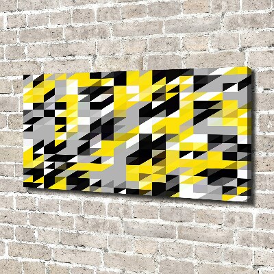 Foto en lienzo con acabado profesional horizontal Fondo geométrico