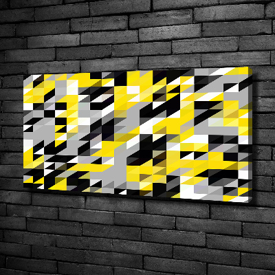 Foto en lienzo con acabado profesional horizontal Fondo geométrico