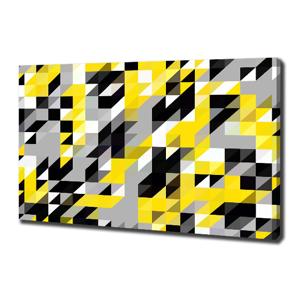 Foto en lienzo con acabado profesional horizontal Fondo geométrico