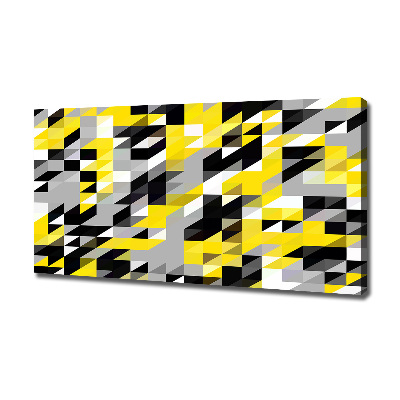 Foto en lienzo con acabado profesional horizontal Fondo geométrico