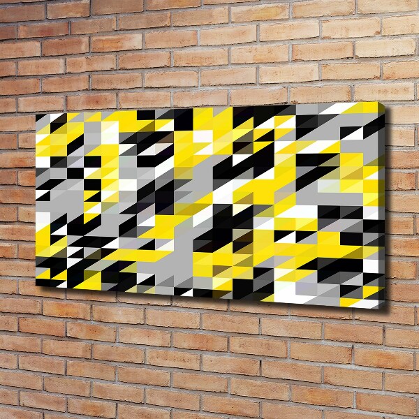 Foto en lienzo con acabado profesional horizontal Fondo geométrico