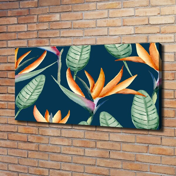 Foto en lienzo con acabado profesional horizontal Strelitzia reginae
