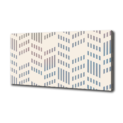 Cuadro canvas moderno de gran formato horizontal Fondo geométrico