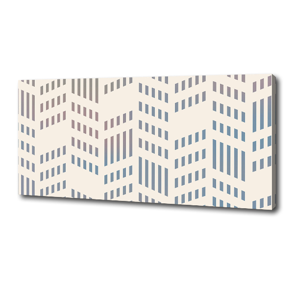 Cuadro canvas moderno de gran formato horizontal Fondo geométrico