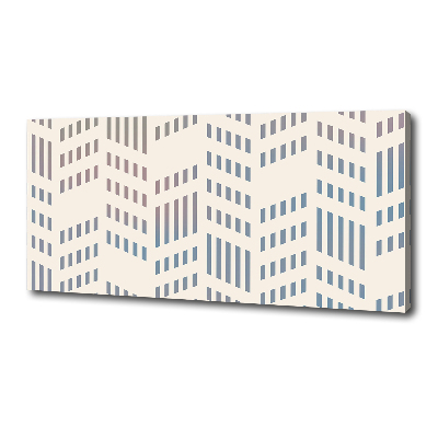 Cuadro canvas moderno de gran formato horizontal Fondo geométrico
