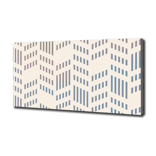 Cuadro canvas moderno de gran formato horizontal Fondo geométrico