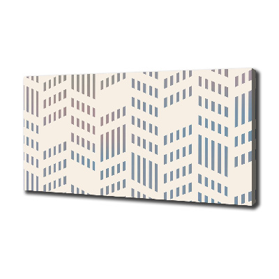 Cuadro canvas moderno de gran formato horizontal Fondo geométrico