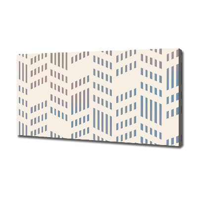 Cuadro canvas moderno de gran formato horizontal Fondo geométrico