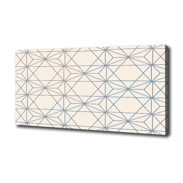 Foto en lienzo con acabado profesional horizontal Fondo geométrico