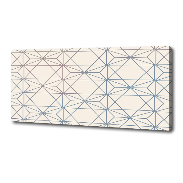 Foto en lienzo con acabado profesional horizontal Fondo geométrico