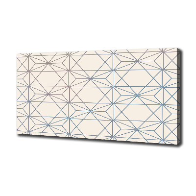 Foto en lienzo con acabado profesional horizontal Fondo geométrico