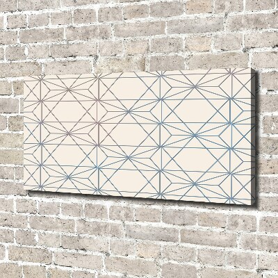 Foto en lienzo con acabado profesional horizontal Fondo geométrico