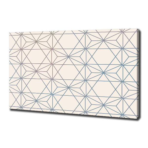 Foto en lienzo con acabado profesional horizontal Fondo geométrico