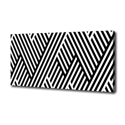 Cuadro canvas con impresión uv duradera horizontal Fondo geométrico