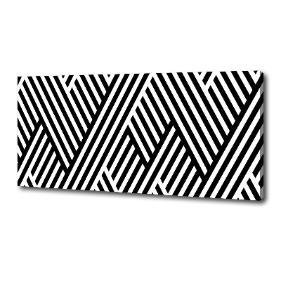 Cuadro canvas con impresión uv duradera horizontal Fondo geométrico