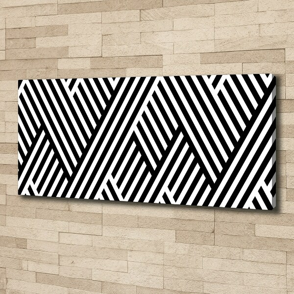 Cuadro canvas con impresión uv duradera horizontal Fondo geométrico