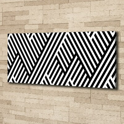 Cuadro canvas con impresión uv duradera horizontal Fondo geométrico