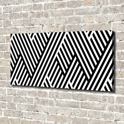 Cuadro canvas con impresión uv duradera horizontal Fondo geométrico