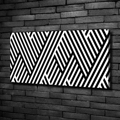 Cuadro canvas con impresión uv duradera horizontal Fondo geométrico