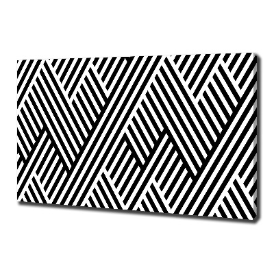 Cuadro canvas con impresión uv duradera horizontal Fondo geométrico