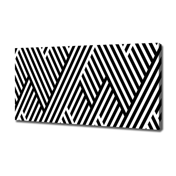 Cuadro canvas con impresión uv duradera horizontal Fondo geométrico