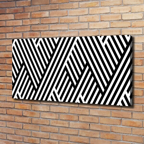 Cuadro canvas con impresión uv duradera horizontal Fondo geométrico