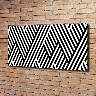 Cuadro canvas con impresión uv duradera horizontal Fondo geométrico