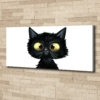Fotocuadro en lienzo de alta calidad horizontal Ilustración de gato