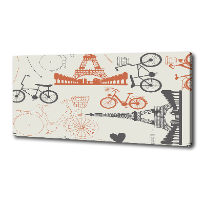 Foto en lienzo con acabado profesional horizontal Símbolos de Francia