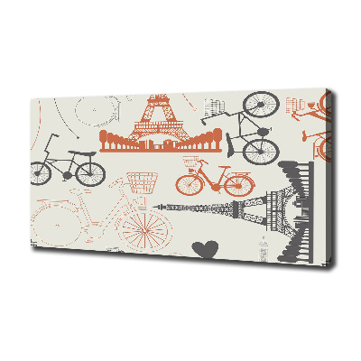 Foto en lienzo con acabado profesional horizontal Símbolos de Francia