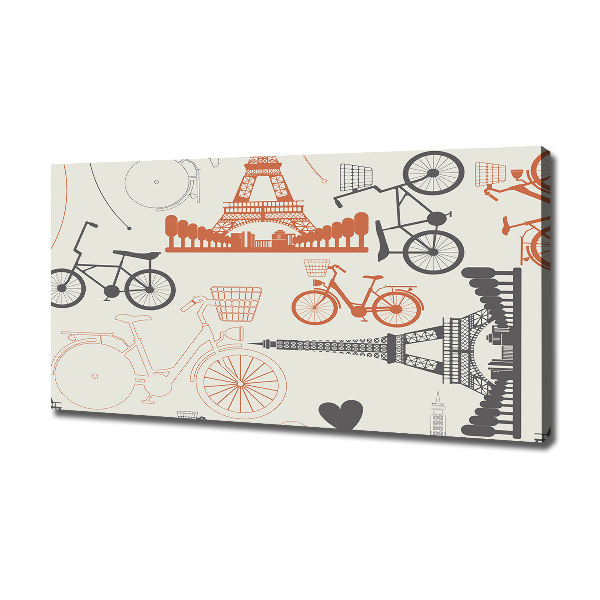 Foto en lienzo con acabado profesional horizontal Símbolos de Francia